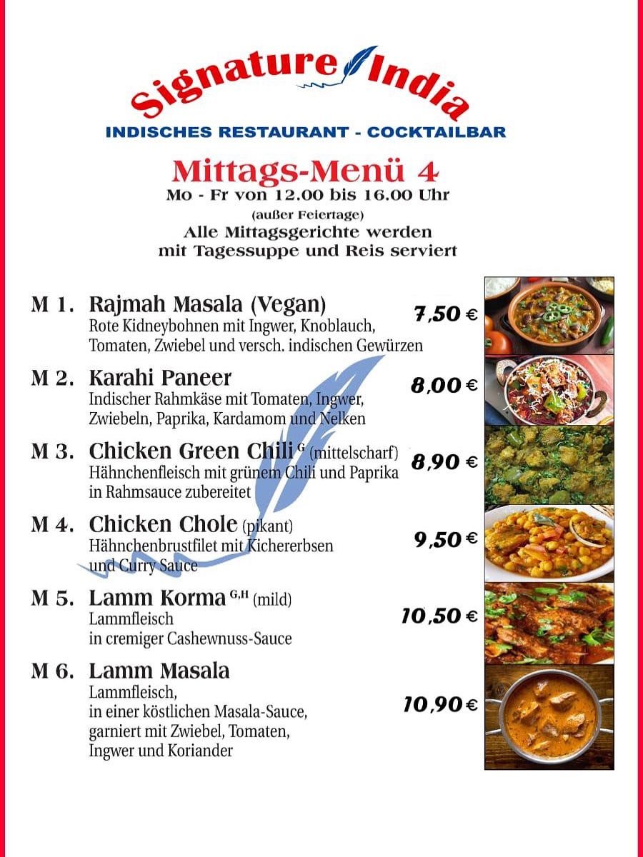 Menu Thursday